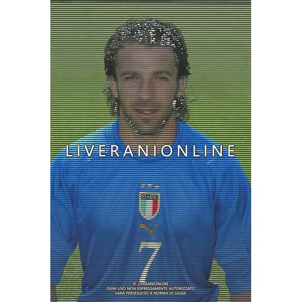 NAZIONALE ITALIANA CALCIO 27/05/2004 NELLA FOTO DEL PIERO ALESSANDRO AGENZIA ALDO LIVERANI