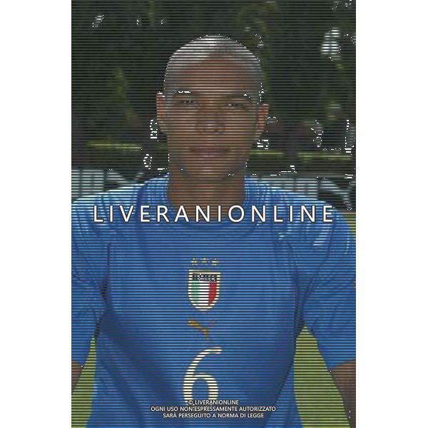 NAZIONALE ITALIANA CALCIO 27/05/2004 NELLA FOTO MATTEO FERRARI AGENZIA ALDO LIVERANI