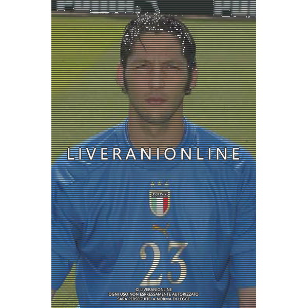 NAZIONALE ITALIANA CALCIO 27/005/2004 NELLA FOTO MARCO MATERAZZI AGENZIA ALDO LIVERANI