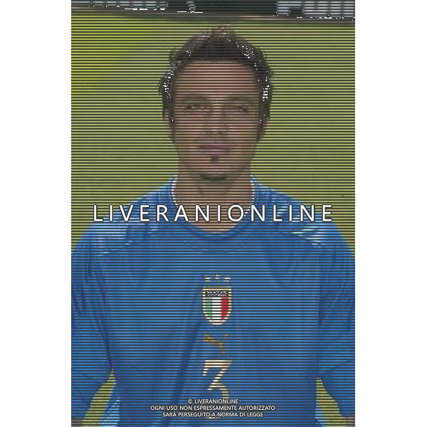 NAZIONALE ITALIANA CALCIO 27/05/2004 NELLA FOTO ODDO MASSIMO AGENZIA ALDO LIVERANI