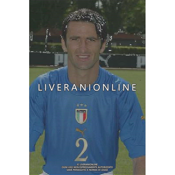 NAZIONALE ITALIANA CALCIO 27/05/2004 NELLA FOTO PANUCCI CRISTIAN AGENZIA ALDO LIVERANI