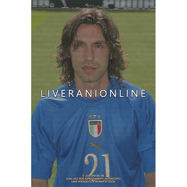 NAZIONALE ITALIANA CALCIO 27/05/2004 NELLA FOTO PIRLO ANDREA AGENZIA ALDO LIVERANI