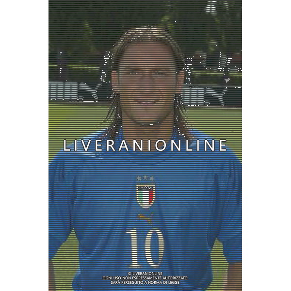 NAZIONALE ITALIANA CALCIO 27/05/2004 NELLA FOTO FRANCESCO TOTTI AGENZIA ALDO LIVERANI