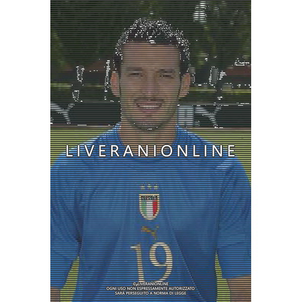 NAZIONALE ITALIANA CALCIO 27/05/2004 NELLA FOTO ZAMBROTTA GIANLUCA AGENZIA ALDO LIVERANI