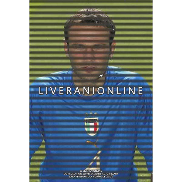 NAZIONALE ITALIANA CALCIO 27/05/2004 NELLA FOTO CRISTIANO ZANETTI AGENZIA ALDO LIVERANI