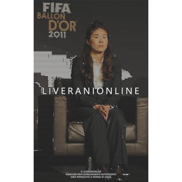 FIFA Ballon d or 2011 Zurigo (Svizzera) - 09.01.2012 Nella Foto:Homare Sawa /Ph.Vitez-Ag. Aldo Liverani FIFA PALLONE D\'ORO 2011