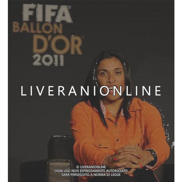 FIFA Ballon d or 2011 Zurigo (Svizzera) - 09.01.2012 Nella Foto:Marta /Ph.Vitez-Ag. Aldo Liverani FIFA PALLONE D\'ORO 2011