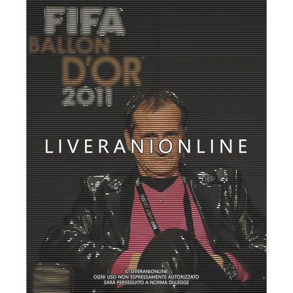 FIFA Ballon d or 2011 Zurigo (Svizzera) - 09.01.2012 Nella Foto:Bruno Bini /Ph.Vitez-Ag. Aldo Liverani FIFA PALLONE D\'ORO 2011