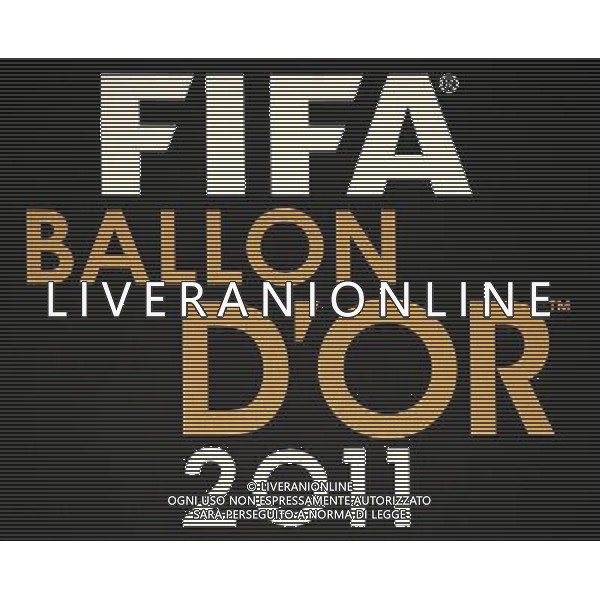 FIFA Ballon d or 2011 Zurigo (Svizzera) - 09.01.2012 Nella Foto:Logo /Ph.Vitez-Ag. Aldo Liverani FIFA PALLONE D\'ORO 2011