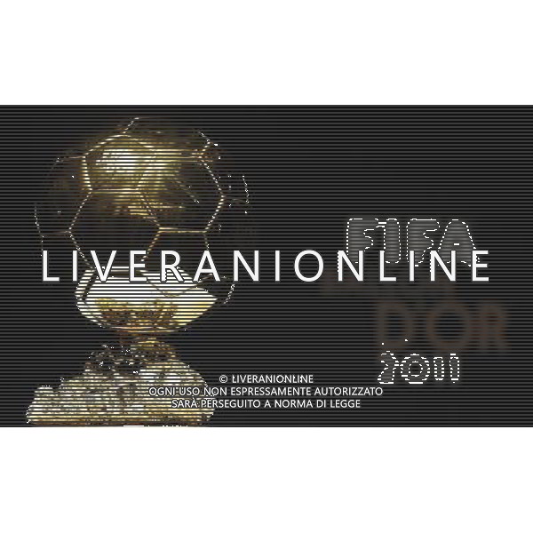 FIFA Ballon d\'Or 2011 Zurigo (Svizzera) - 09.01.2012 Nella Foto:Fifa Ballon d\'or /Ph.Vitez-Ag. Aldo Liverani ZURIGO - CONFERENZA STAMPA \' PALLONE D\'ORO 2011\'