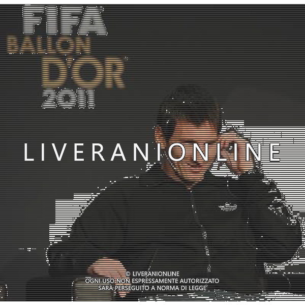 FIFA Ballon d\'Or 2011 Zurigo (Svizzera) - 09.01.2012 Nella Foto:Lionel Messi /Ph.Vitez-Ag. Aldo Liverani ZURIGO - CONFERENZA STAMPA \' PALLONE D\'ORO 2011\'