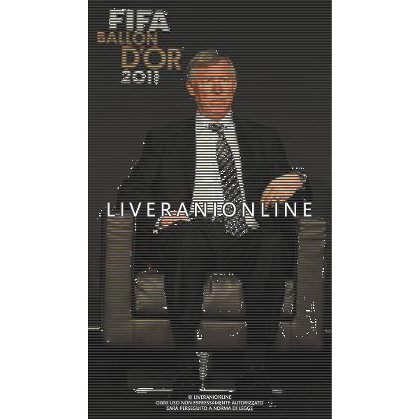 FIFA Ballon d\'Or 2011 Zurigo (Svizzera) - 09.01.2012 Nella Foto:Alex Ferguson /Ph.Vitez-Ag. Aldo Liverani ZURIGO - CONFERENZA STAMPA \' PALLONE D\'ORO 2011\'