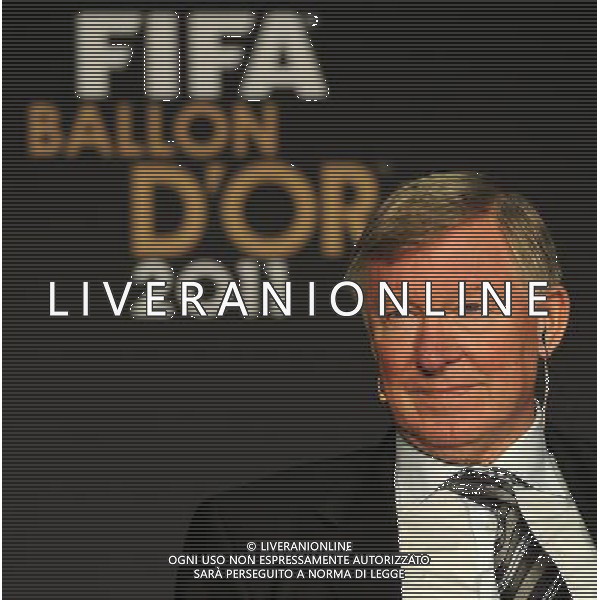 FIFA Ballon d\'Or 2011 Zurigo (Svizzera) - 09.01.2012 Nella Foto:Alex Ferguson /Ph.Vitez-Ag. Aldo Liverani ZURIGO - CONFERENZA STAMPA \' PALLONE D\'ORO 2011\'