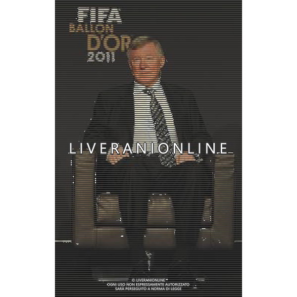 FIFA Ballon d\'Or 2011 Zurigo (Svizzera) - 09.01.2012 Nella Foto:Alex Ferguson /Ph.Vitez-Ag. Aldo Liverani ZURIGO - CONFERENZA STAMPA \' PALLONE D\'ORO 2011\'