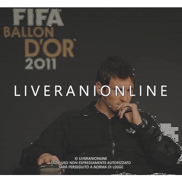FIFA Ballon d\'Or 2011 Zurigo (Svizzera) - 09.01.2012 Nella Foto:Lionel Messi /Ph.Vitez-Ag. Aldo Liverani ZURIGO - CONFERENZA STAMPA \' PALLONE D\'ORO 2011\'
