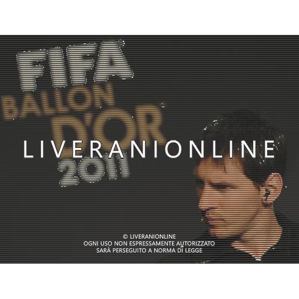 FIFA Ballon d\'Or 2011 Zurigo (Svizzera) - 09.01.2012 Nella Foto:Lionel Messi /Ph.Vitez-Ag. Aldo Liverani ZURIGO - CONFERENZA STAMPA \' PALLONE D\'ORO 2011\'