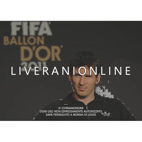 FIFA Ballon d\'Or 2011 Zurigo (Svizzera) - 09.01.2012 Nella Foto:Lionel Messi /Ph.Vitez-Ag. Aldo Liverani ZURIGO - CONFERENZA STAMPA \' PALLONE D\'ORO 2011\'