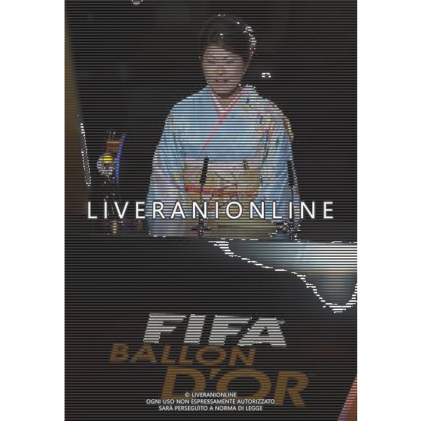 FIFA Ballon dâ€™Or 2011 Zurigo (Svizzera) - 09.01.2012 Nella Foto:homare sawa vince il pallone d\'oro femminile /Ph.Vitez-Ag. Aldo Liverani