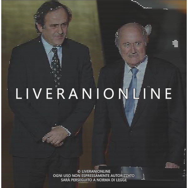 FIFA Ballon dâ€™Or 2011 Zurigo (Svizzera) - 09.01.2012 Nella Foto:blatter platini /Ph.Vitez-Ag. Aldo Liverani
