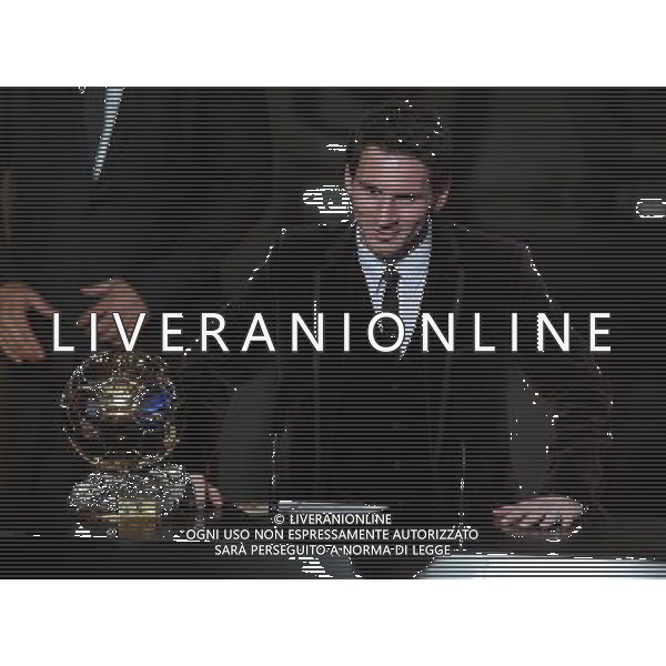 FIFA Ballon dâ€™Or 2011 Zurigo (Svizzera) - 09.01.2012 Nella Foto:messi vince il pallone d\'oro /Ph.Vitez-Ag. Aldo Liverani