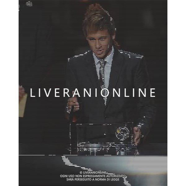 FIFA Ballon dâ€™Or 2011 Zurigo (Svizzera) - 09.01.2012 Nella Foto:neymar vince il premio per il gol piÃ¹ bello /Ph.Vitez-Ag. Aldo Liverani