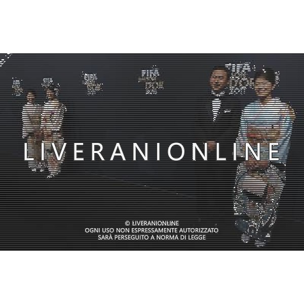 FIFA Ballon dâ€™Or 2011 Zurigo (Svizzera) - 09.01.2012 Nella Foto:norio sasaki con homare sawa /Ph.Vitez-Ag. Aldo Liverani