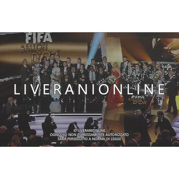 FIFA Ballon dâ€™Or 2011 Zurigo (Svizzera) - 09.01.2012 Nella Foto:gruppo dei premiati /Ph.Vitez-Ag. Aldo Liverani