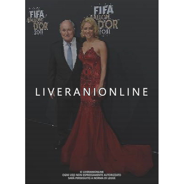 FIFA Ballon dâ€™Or 2011 Zurigo (Svizzera) - 09.01.2012 Nella Foto:shakira blatter /Ph.Vitez-Ag. Aldo Liverani