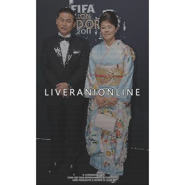 FIFA Ballon dâ€™Or 2011 Zurigo (Svizzera) - 09.01.2012 Nella Foto:norio sasaki con homare sawa /Ph.Vitez-Ag. Aldo Liverani