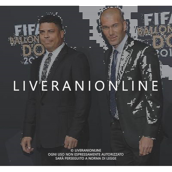 FIFA Ballon dâ€™Or 2011 Zurigo (Svizzera) - 09.01.2012 Nella Foto:zidane ronaldo /Ph.Vitez-Ag. Aldo Liverani