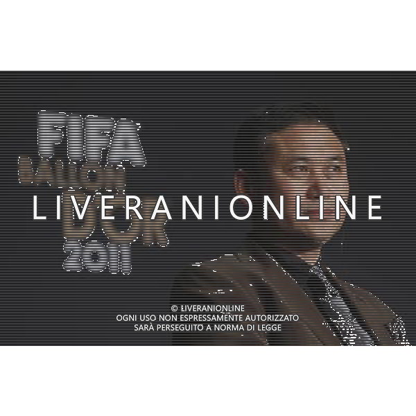 (120109) ZURICH, Jan. 9, 2012 () The coach of the Japanese women\'s national football team Norio Sasaki, nominee for FIFA Women\'s Football Coach of the Year Award, attends a press conference ahead of the FIFA Ballon d\'Or Gala 2012 at the congress hall in Zurich, Switzerland, Jan. 9, 2012. (/Zhou Lei) ©PHOTOSHOT/Agenzia Aldo Liverani Sas - ITALY ONLY: ZURIGO - PREMIAZIONE \' PALLONE D\'ORO 2011\'