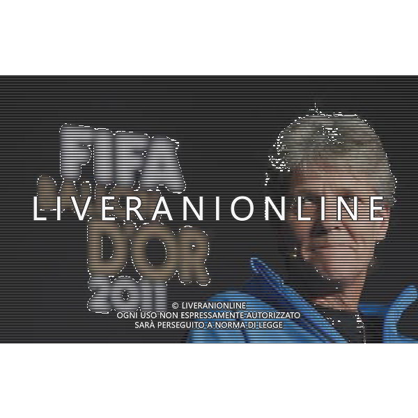 (120109) ZURICH, Jan. 9, 2012 () The coach of the U.S. women\'s national football team Pia Sundhage, nominee for FIFA Women\'s Football Coach of the Year Award, attends a press conference ahead of the FIFA Ballon d\'Or Gala 2012 at the congress hall in Zurich, Switzerland, Jan. 9, 2012. (/Zhou Lei) ©PHOTOSHOT/Agenzia Aldo Liverani Sas - ITALY ONLY: ZURIGO - PREMIAZIONE \' PALLONE D\'ORO 2011\'