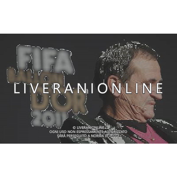 (120109) ZURICH, Jan. 9, 2012 () The coach of the French women\'s national football team Bruno Bini, nominee for FIFA Women\'s Football Coach of the Year Award, attends a press conference ahead of the FIFA Ballon d\'Or Gala 2012 at the congress hall in Zurich, Switzerland, Jan. 9, 2012. (/Zhou Lei) ©PHOTOSHOT/Agenzia Aldo Liverani Sas - ITALY ONLY: ZURIGO - PREMIAZIONE \' PALLONE D\'ORO 2011\'