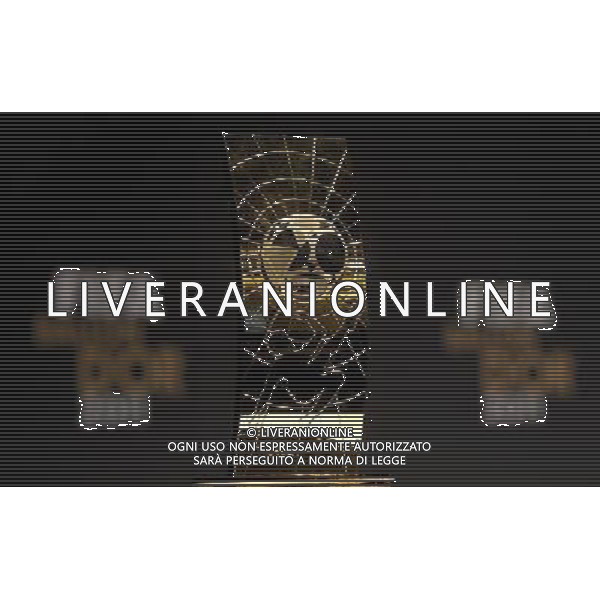 (120109) -- ZURICH, Jan. 9, 2012 () -- The photo taken on Jan. 9, 2012 at the congress hall in Zurich, Switzerland, shows the FIFA Women\'s World Player of the Year Award trophy. (/Zhou Lei) ©PHOTOSHOT/Agenzia Aldo Liverani Sas - ITALY ONLY: ZURIGO - PREMIAZIONE \' PALLONE D\'ORO 2011\'