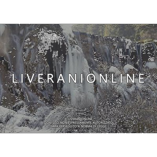 (120110) JIUZHAIGOU, Jan. 10, 2012 () Photo taken on Jan. 9, 2012 shows the waterfall landscape in Jiuzhaigou scenic area, a renowned tourist resort in southwest China\'s Sichuan Province. The 7th China Jiuzhaigou international icefall tourism festival started on Monday. (/Jiang Hongjing) (dlq) ©photoshot/AG ALDO LIVERANI SAS - ITALY ONLY -