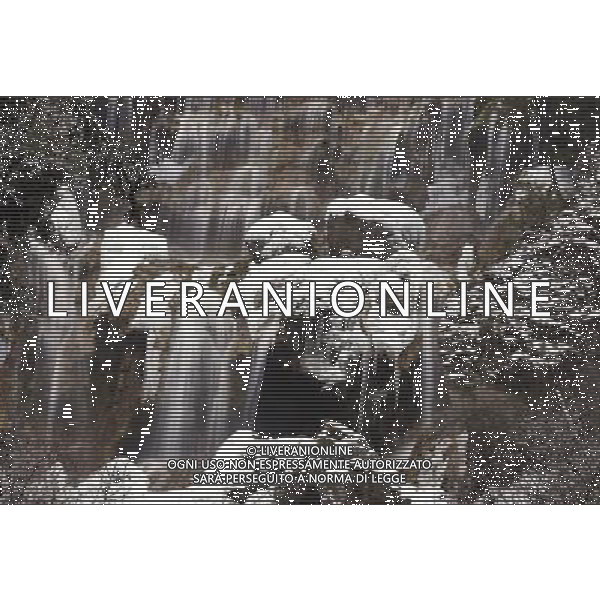 (120110) JIUZHAIGOU, Jan. 10, 2012 () Photo taken on Jan. 9, 2012 shows the landscape of the Nuorilang Waterfall in Jiuzhaigou scenic area, a renowned tourist resort in southwest China\'s Sichuan Province. The 7th China Jiuzhaigou international icefall tourism festival started on Monday. (/Jiang Hongjing) (dlq) ©photoshot/AG ALDO LIVERANI SAS - ITALY ONLY -