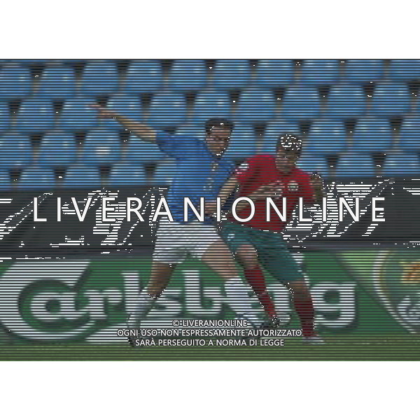BOCHUM 27/05/2004 CAMPIONATO EUROPEO UNDER 21 NELLA FOTO emiliano moretti AGENZIA ALDO LIVERANI 
