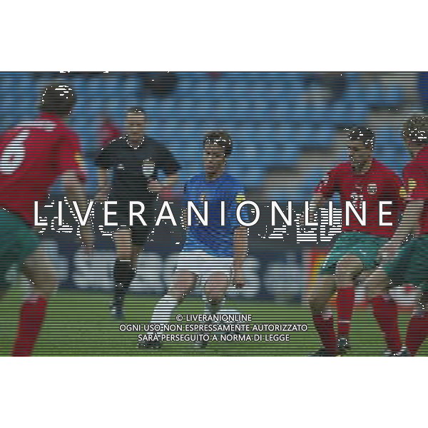 BOCHUM 27/05/2004 CAMPIONATO EUROPEO UNDER 21 NELLA FOTO ALBERTO GILARDINO AGENZIA ALDO LIVERANI 