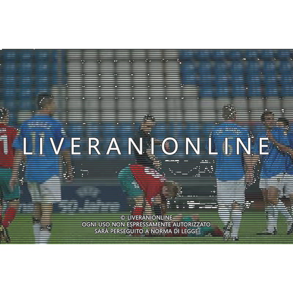 italia-bielorussia campionate europero under 21 nella foto espulsione daniele bonera agenzia aldo liverani
