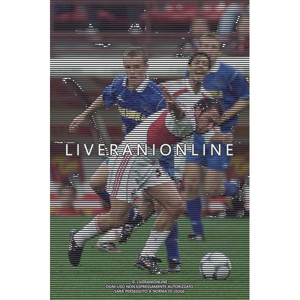 MILANO, 27-09-01 DFP/MARCO LUSSOSO MILAN-BATE BORISOV (COPPA UEFA) NELLA FOTO: CHRISTIAN BROCCHI AG ALDO LIVERANI S A S