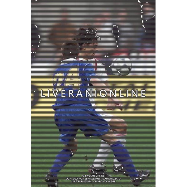 MILANO, 27-09-01 DFP/MARCO LUSSOSO MILAN-BATE BORISOV (COPPA UEFA) NELLA FOTO: FILIPPO INZAGHI AG ALDO LIVERANI S A S