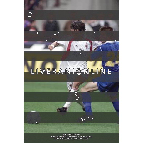 MILANO, 27-09-01 DFP/MARCO LUSSOSO MILAN-BATE BORISOV (COPPA UEFA) NELLA FOTO: FILIPPO INZAGHI AG ALDO LIVERANI S A S