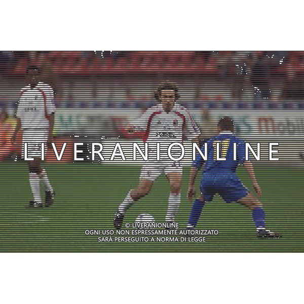 MILANO, 27-09-01 DFP/MARCO LUSSOSO MILAN-BATE BORISOV (COPPA UEFA) NELLA FOTO: ANDREA PIRLO AG ALDO LIVERANI S A S