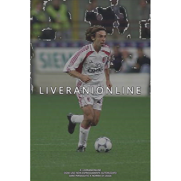 MILANO, 27-09-01 DFP/MARCO LUSSOSO MILAN-BATE BORISOV (COPPA UEFA) NELLA FOTO: ANDREA PIRLO AG ALDO LIVERANI S A S
