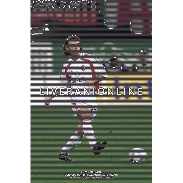 MILANO, 27-09-01 DFP/MARCO LUSSOSO MILAN-BATE BORISOV (COPPA UEFA) NELLA FOTO: ANDREA PIRLO AG ALDO LIVERANI S A S