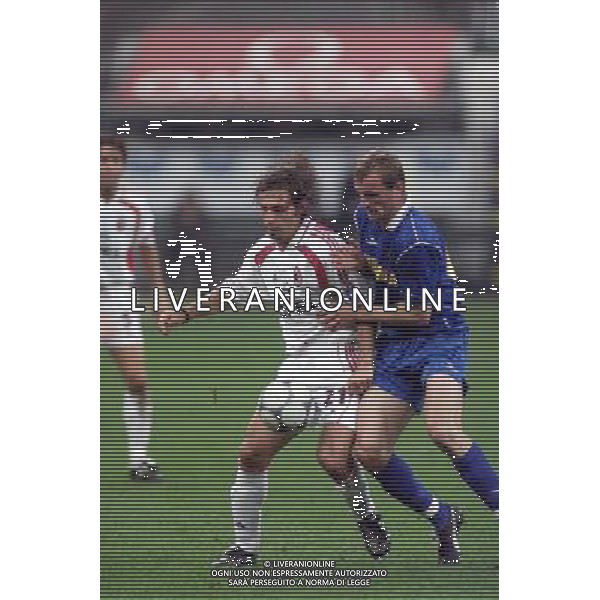 MILANO, 27-09-01 DFP/MARCO LUSSOSO MILAN-BATE BORISOV (COPPA UEFA) NELLA FOTO: ANDREA PIRLO AG ALDO LIVERANI S A S