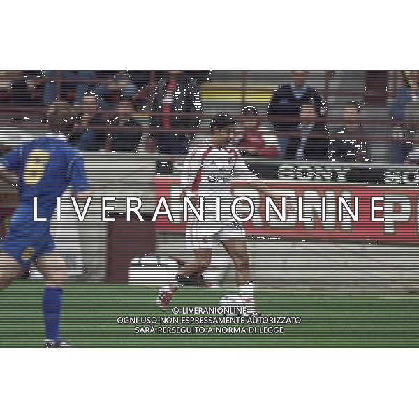 MILANO, 27-09-01 DFP/MARCO LUSSOSO MILAN-BATE BORISOV (COPPA UEFA) NELLA FOTO: MANUEL RUI COSTA AG ALDO LIVERANI S A S