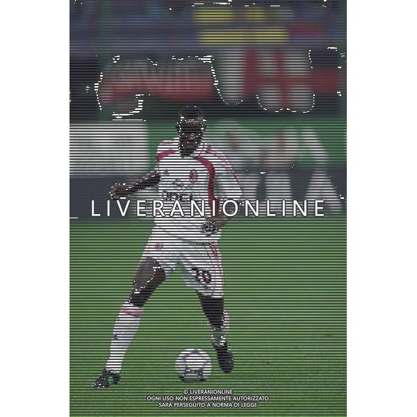 MILANO, 27-09-01 DFP/MARCO LUSSOSO MILAN-BATE BORISOV (COPPA UEFA) NELLA FOTO: SARR AG ALDO LIVERANI S A S