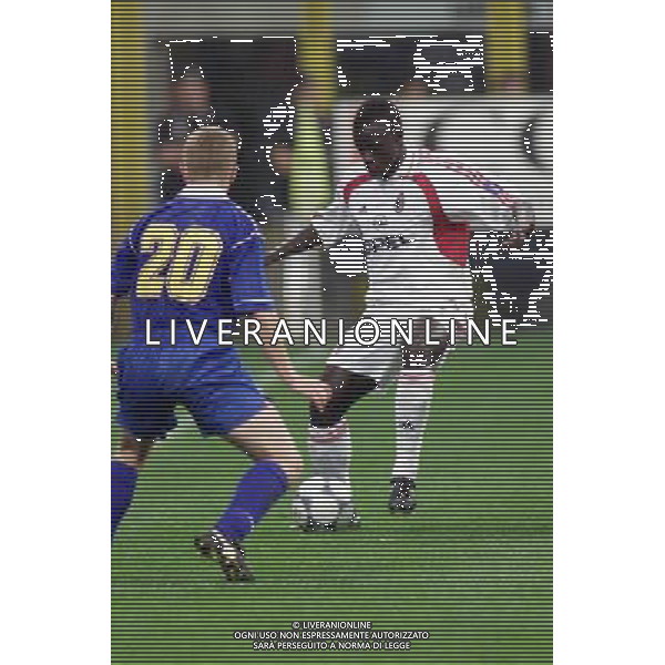 MILANO, 27-09-01 DFP/MARCO LUSSOSO MILAN-BATE BORISOV (COPPA UEFA) NELLA FOTO: SARR AG ALDO LIVERANI S A S