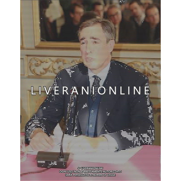 MILANO 12 gennaio/2012 - CIRCOLO DELLA STAMPA Conferenza stampa con i presidenti di Federcasse, Alessandro Azzi, e dell\'Associazione Nazionale fra le Banche Popolari, Carlo Fratta Pasini per illustrare il \'Patto di consultazione e collaborazione permanente\' siglato nei mesi scorsi tra le Banche di Credito Cooperativo/Casse Rurali italiane e le Banche Popolari, con l\'obiettivo di valorizzare la funzione e il ruolo delle banche cooperative nell\'economia e nella societa\' italiane. nella foto Carlo Fratta Pasini ph.fiochi/AG ALDO LIVERANI SAS